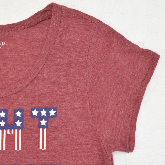 Lucky Brand LIGHT UP THE NIGHT SKY Red White Blue 4th Of July Womens T-Shirt S - Picture 3 of 11